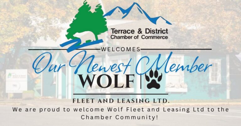 Chamber "Our Newest Member" graphic welcoming Wolf Fleet and Leasing Ltd